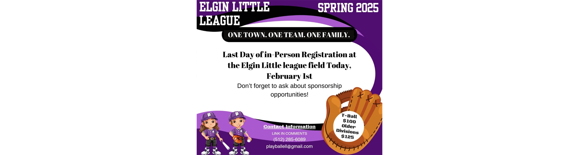 Final Day of Spring 2025 Registration Today!